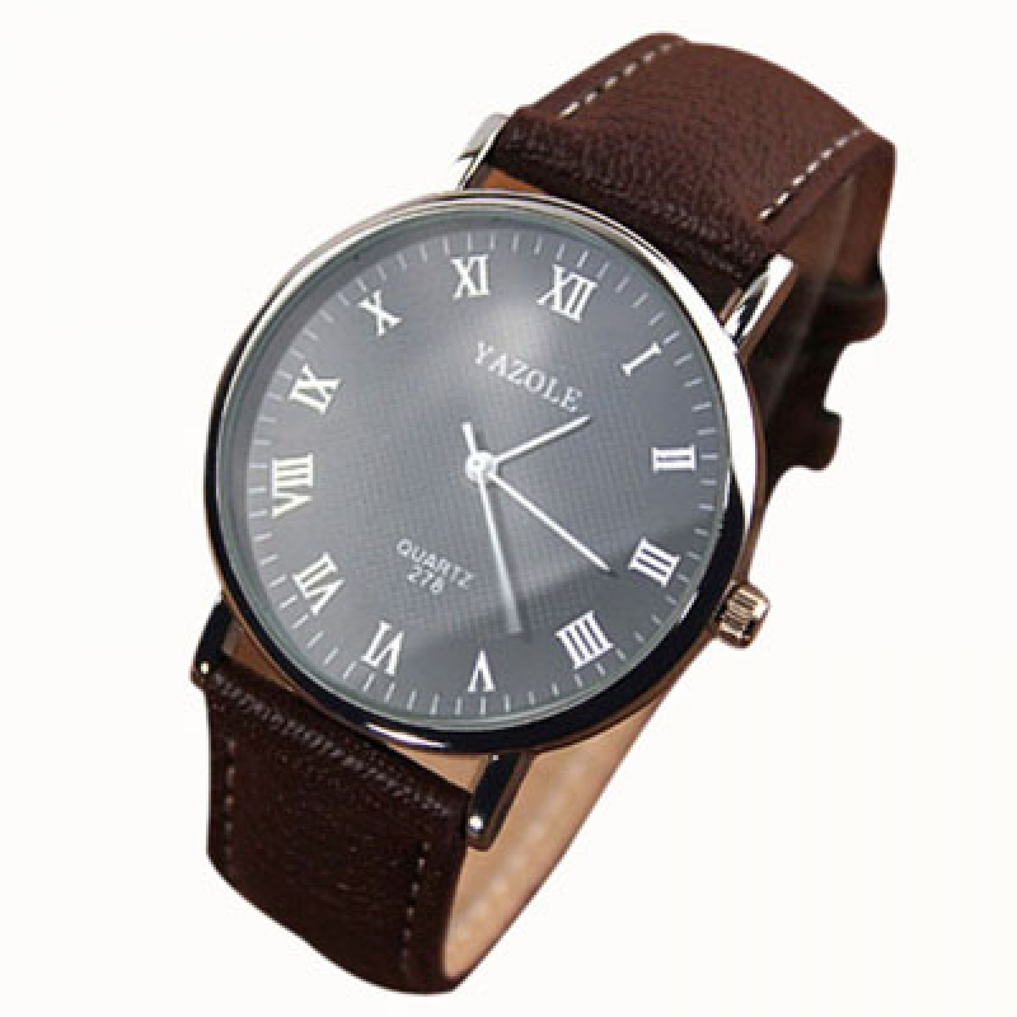 Quartz Watch For Men Brown-Black