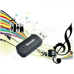 3.5mm AUX To USB Wireless Bluetooth Audio Stereo Car Auto Music Receiver Adapter